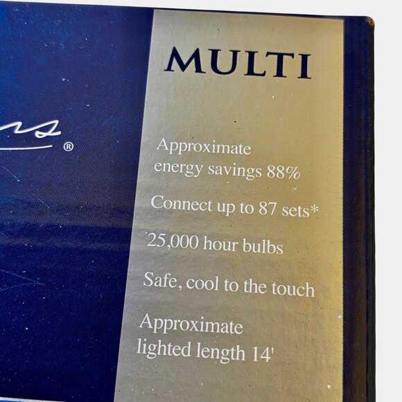 Celebrations LED 50 Multi Color Mini Lights 14 ft length Ace Hardware Box - Picture 4 of 8